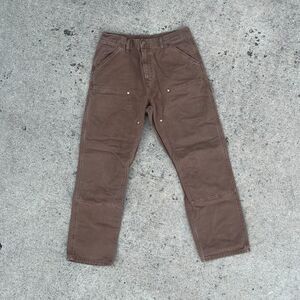 Carhartt WIP Double Knee Cargo Pants in Faded Tamarind | Size 32/32